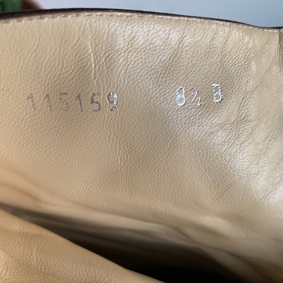 Gucci Brown Leather Slim Heel Ankle boot - Picture 8 of 8